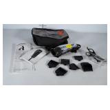 Andis pet grooming set in case. Clippers power up