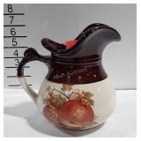 McCoy pitcher with fruit motif