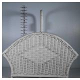 Nice big wicker basket good for holding your