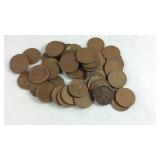 50 wheat pennies