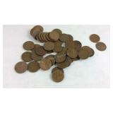 50 wheat pennies