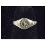 Petite Signet Ring 1.3, grams , size 4.75