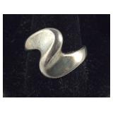 Symmetrical Silver Ring 3.3, grams , size 8.75