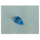 1.4 CT Blue Topaz 9 mm x 6 mm