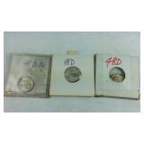 3 1948-D Roosevelt Dimes
