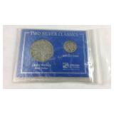 "Two Silver Classic" 1945 Walking Liberty Half