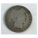 1900-P Barber Half Dollar