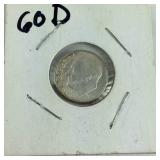 1960-D Roosevelt  Dime