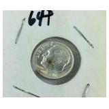 1964-P Roosevelt Dime