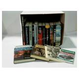 Box of books on WWII and Germany, most written in