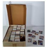 Large box of baseball cards from late 1980s and