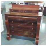 Empire Dresser, flame Mahogany Drawer Fronts, 2