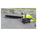 Poulan Wild Thing chainsaw, runs