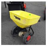 Ortho Broadcast Spreader, poly hopper, pull