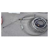 Wire & Cable lot, cable wire with several clamps,