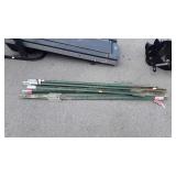 6-Steel Fence Posts 5ft tall