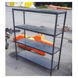 Metal garage Storage shelf, lightweight metal,