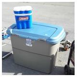 Storage Containers lot. Sterlite 50 gallon trunk