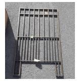 Brass Bank Teller Window Guard. 21x35" high