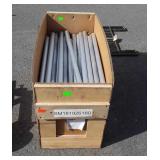 Aluminum Rollers, box crate full, 1"x22"