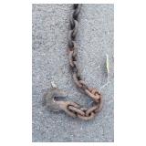 Log Chain hooks on both ends, 18ft long