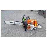 Stihl MS260 Chain Saw 16" with case, Running