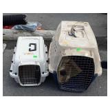 Two Pet Carriers, small & medium size