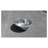 Stainless steel dog pan, large size