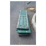 Wooden Shudders, Group of 7, 16x64"