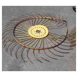 Hay Rake Wheel, bent with couple teeth missing