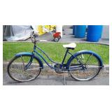 Vintage Firestone Bike, ladies type,, headlight,