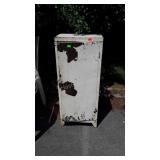 Metal Shop Pantry Cabinet, 12x8x44" tall, needs