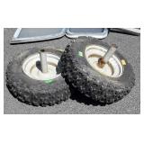Set of Cart Tires on wheels, 4:80-8