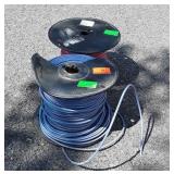 Two partial spools of Automotive or trailer wire