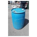 Blue poly 55 gallon Drum
