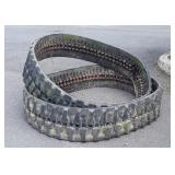 Rubber Tracks, for Skid Loader, well used 4 steel