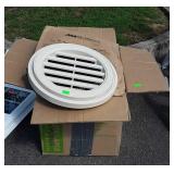 Six new 18" round Gable Vents