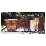 Kitchen Cabinets, 7 cabinets total, corner base,