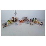 Lot of vintage salt and pepper shakers.