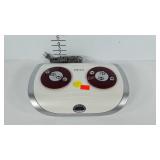 Homedics Shiatsu foot massager, powers on