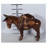 Vintage Phil Dinapoli pack mule / donkey statue.