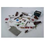 Knickknack lot: advertising shoe horn, spoons,