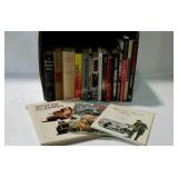 Box of books on WWII and Germany.