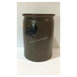 Strasburg Stoneware pottery crock has some chips