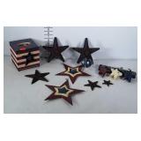 Wood and metal country / patriotic / star decor: