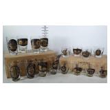 2 sets of  Libbey tumblers from the 1964-65 World