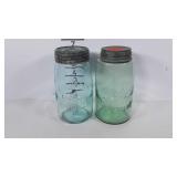 Mason quart jars with lids, Lockport Mason