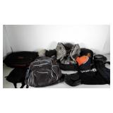 Backpack, duffle bag, fanny packs,