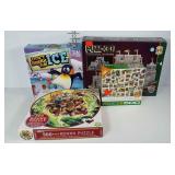 Puzzles, includes a 3D puzzle, all have been