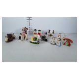 Lot of vintage salt and pepper shakers.